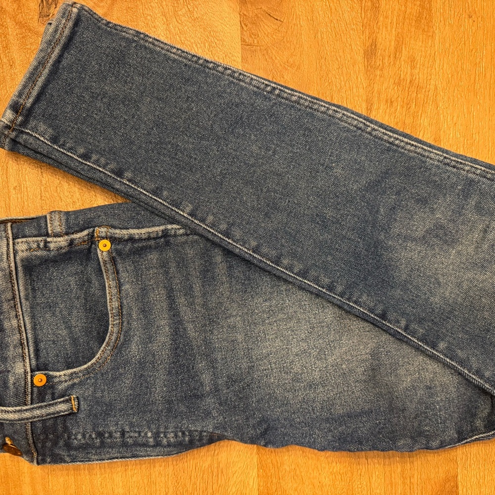 Madewell High-Rise Skinny Jeans in Classic Blue